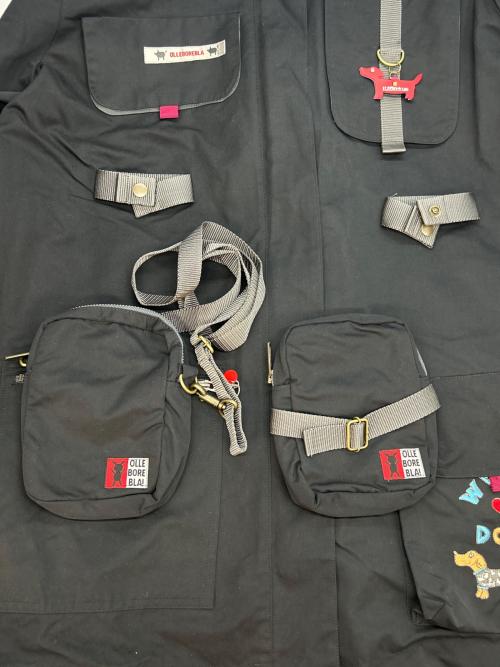 OLLEBOREBLA（アルベロベロ）OLLEBOREBLA (アルベロベロ) ナイロンコート ブラック サイズ:M 未使用品の古着・服飾アイテム