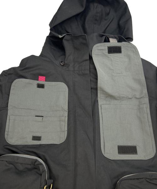 OLLEBOREBLA（アルベロベロ）OLLEBOREBLA (アルベロベロ) ナイロンコート ブラック サイズ:M 未使用品の古着・服飾アイテム