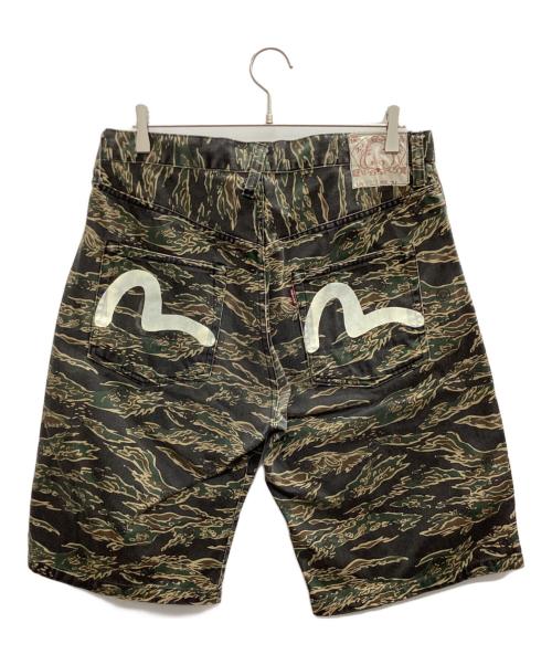 EVISU（エヴィス）EVISU (エヴィス) カモメペイントハーフショートパンツ サイズ:34の古着・服飾アイテム