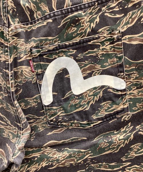 EVISU（エヴィス）EVISU (エヴィス) カモメペイントハーフショートパンツ サイズ:34の古着・服飾アイテム