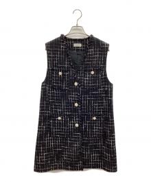 IENA（イエナ）の古着「ツイードジレ」｜ブラック