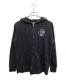 EROSTiCA（エロスティカ）の古着「ジップパーカー」｜ブラック