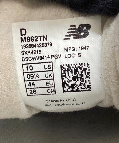 NEW BALANCE（ニューバランス）NEW BALANCE (ニューバランス) M992TN タン サイズ:10の古着・服飾アイテム