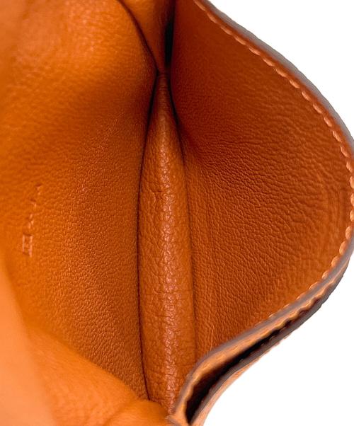 HERMES（エルメス）HERMES (エルメス) カードケース オレンジの古着・服飾アイテム