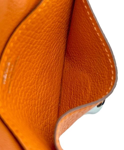 HERMES（エルメス）HERMES (エルメス) カードケース オレンジの古着・服飾アイテム