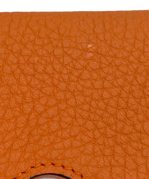 HERMES（エルメス）HERMES (エルメス) カードケース オレンジの古着・服飾アイテム