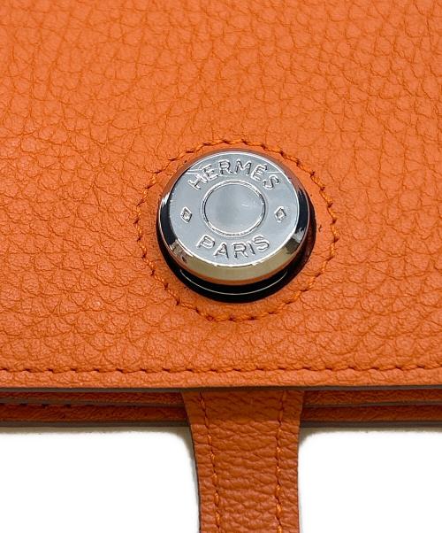 HERMES（エルメス）HERMES (エルメス) カードケース オレンジの古着・服飾アイテム