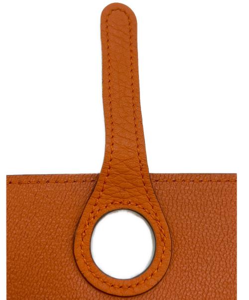 HERMES（エルメス）HERMES (エルメス) カードケース オレンジの古着・服飾アイテム