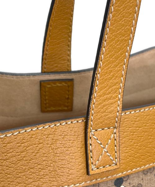 GUCCI（グッチ）GUCCI (グッチ) DISNEY (ディズニー) トートバッグ ブラウンの古着・服飾アイテム