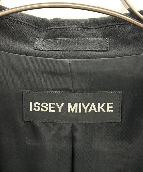ISSEY MIYAKE（イッセイミヤケ）ISSEY MIYAKE (イッセイミヤケ) セットアップスーツ ブラック×ブラウン サイズ:2の古着・服飾アイテム