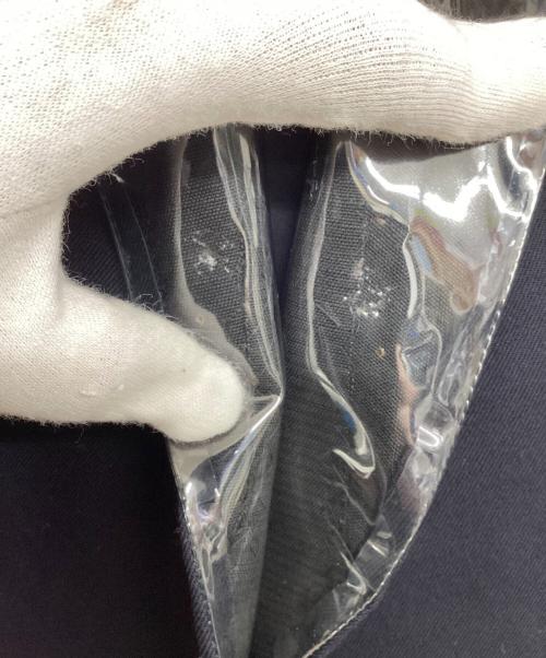 COMME des GARCONS（コムデギャルソン）COMME des GARCONS (コムデギャルソン) 薔薇コサージュ ロングジャケット ネイビー サイズ:Sの古着・服飾アイテム