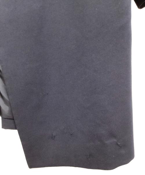 COMME des GARCONS（コムデギャルソン）COMME des GARCONS (コムデギャルソン) 薔薇コサージュ ロングジャケット ネイビー サイズ:Sの古着・服飾アイテム