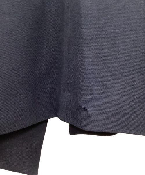 COMME des GARCONS（コムデギャルソン）COMME des GARCONS (コムデギャルソン) 薔薇コサージュ ロングジャケット ネイビー サイズ:Sの古着・服飾アイテム