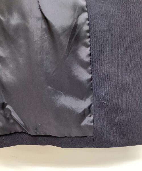 COMME des GARCONS（コムデギャルソン）COMME des GARCONS (コムデギャルソン) 薔薇コサージュ ロングジャケット ネイビー サイズ:Sの古着・服飾アイテム