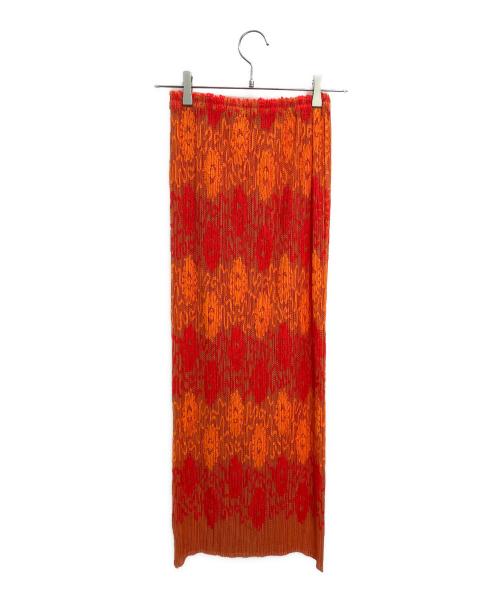 PLEATS PLEASE（プリーツプリーズ）PLEATS PLEASE (プリーツプリーズ) スカート オレンジ サイズ:2の古着・服飾アイテム