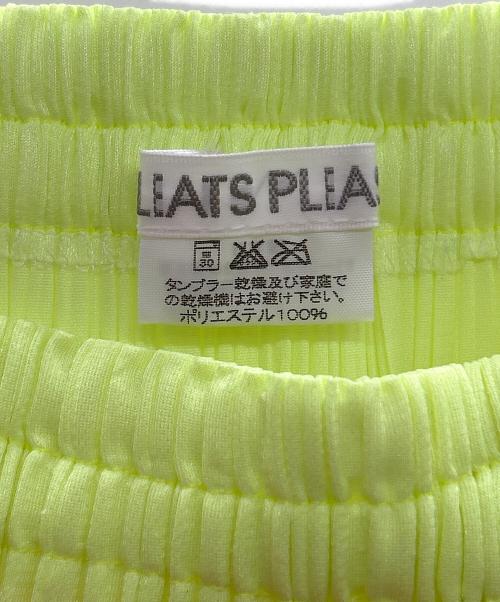 PLEATS PLEASE（プリーツプリーズ）PLEATS PLEASE (プリーツプリーズ) スカート イエロー×ブラウン サイズ:2の古着・服飾アイテム