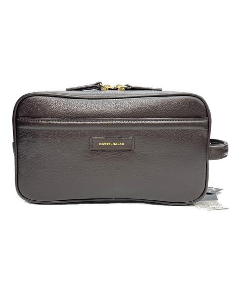 CASTELBAJAC（カステルバジャック）CASTELBAJAC (カステルバジャック) セカンドバッグ 未使用品 タグ付き ブラウン 未使用品の古着・服飾アイテム