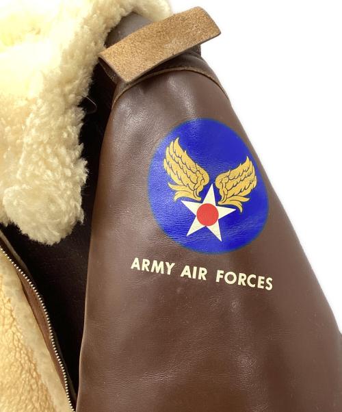 THE REAL McCOY'S（ザ・リアルマッコイズ）THE REAL McCOY'S (ザ・リアルマッコイズ) B-3 後期型 フライトジャケット ブラウン サイズ:40の古着・服飾アイテム