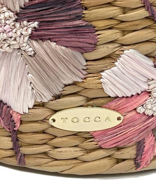 TOCCA（トッカ）TOCCA (トッカ) カゴバッグ ベージュ×ピンクの古着・服飾アイテム