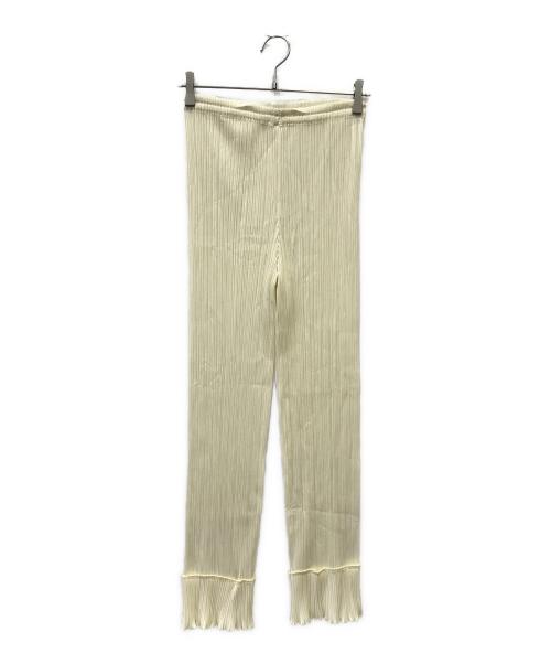PLEATS PLEASE（プリーツプリーズ）PLEATS PLEASE (プリーツプリーズ) パンツ アイボリー サイズ:5の古着・服飾アイテム