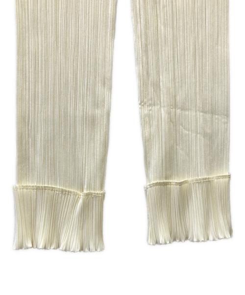 PLEATS PLEASE（プリーツプリーズ）PLEATS PLEASE (プリーツプリーズ) パンツ アイボリー サイズ:5の古着・服飾アイテム