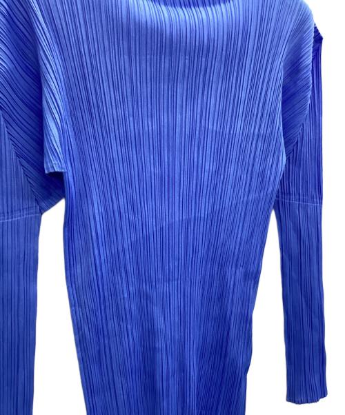PLEATS PLEASE（プリーツプリーズ）PLEATS PLEASE (プリーツプリーズ) 長袖ブラウス ブルー サイズ:４の古着・服飾アイテム