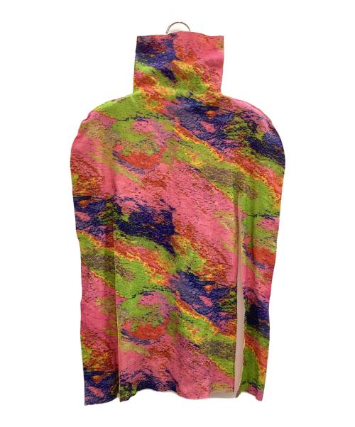 A-POC ISSEY MIYAKE（エイポック イッセイミヤケ）A-POC ISSEY MIYAKE (エイポック イッセイミヤケ) 薄手ニット マルチカラー サイズ:2の古着・服飾アイテム