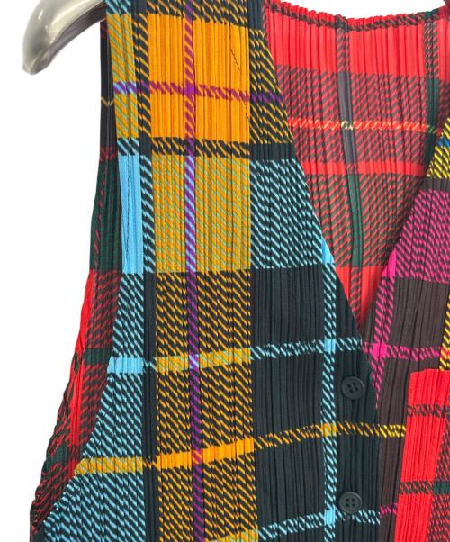PLEATS PLEASE（プリーツプリーズ）PLEATS PLEASE (プリーツプリーズ) ベスト マルチカラー サイズ:5の古着・服飾アイテム