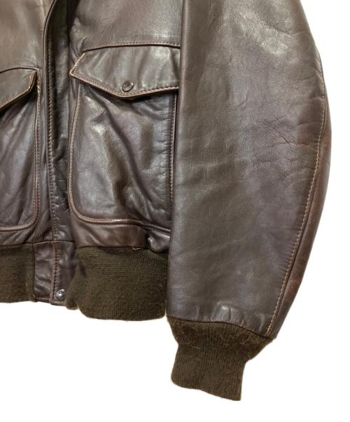 Schott（ショット）Schott (ショット) フライトジャケット ブラウン サイズ:36の古着・服飾アイテム