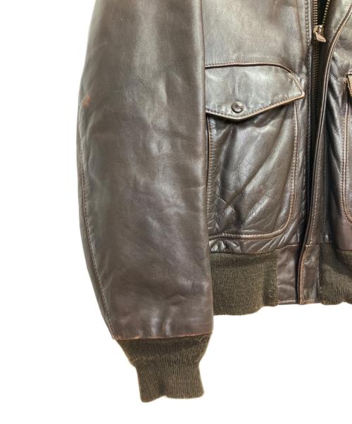 Schott（ショット）Schott (ショット) フライトジャケット ブラウン サイズ:36の古着・服飾アイテム