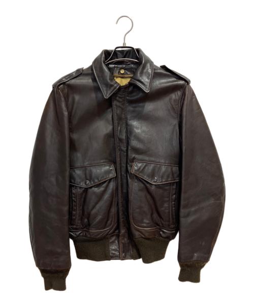 Schott（ショット）Schott (ショット) フライトジャケット ブラウン サイズ:36の古着・服飾アイテム