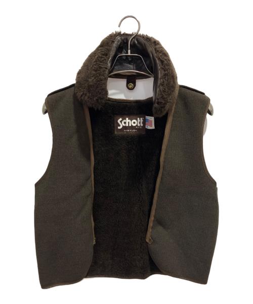 Schott（ショット）Schott (ショット) フライトジャケット ブラウン サイズ:36の古着・服飾アイテム