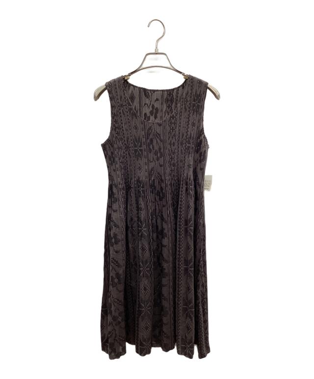 Pleats Please, PLEATS PLEASE ノースリーブワンピース グレー