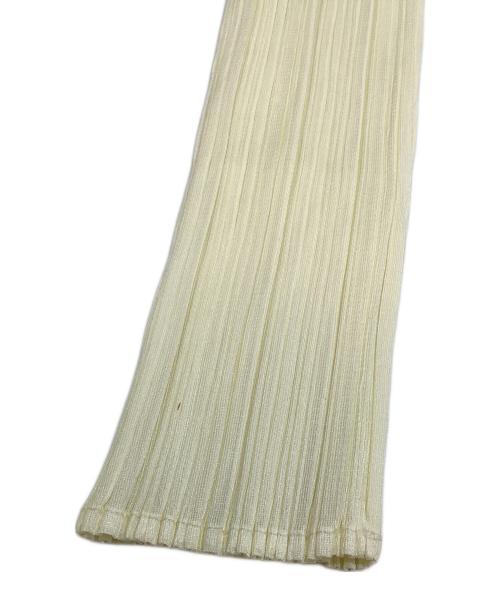 PLEATS PLEASE（プリーツプリーズ）PLEATS PLEASE (プリーツプリーズ) プリーツハイネックカットソー アイボリー サイズ:3の古着・服飾アイテム