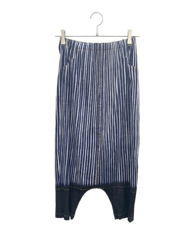 Pleats Please, PLEATS PLEASE サルエルパンツ ブルー