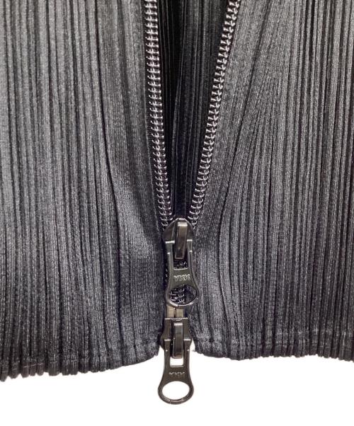 PLEATS PLEASE（プリーツプリーズ）PLEATS PLEASE (プリーツプリーズ) プリーツジップアップベスト ブラック サイズ:3の古着・服飾アイテム