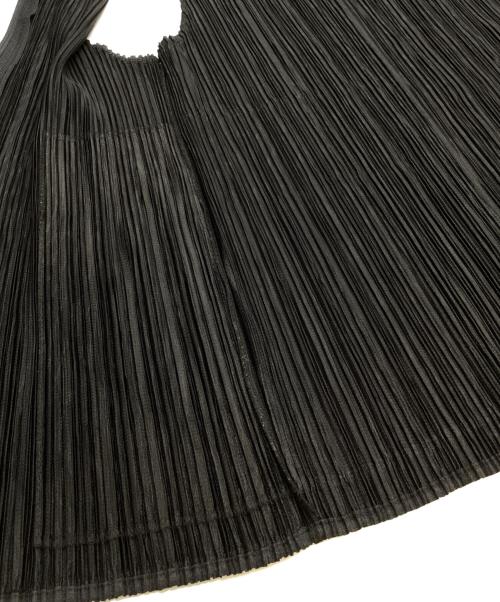 PLEATS PLEASE（プリーツプリーズ）PLEATS PLEASE (プリーツプリーズ) プリーツジップアップベスト ブラック サイズ:3の古着・服飾アイテム