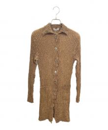 PEPLUM by YOSHIKI HISHINUMA（ペプラム バイ ヨシキヒシヌマ）の古着「ワンピース」｜ブラウン