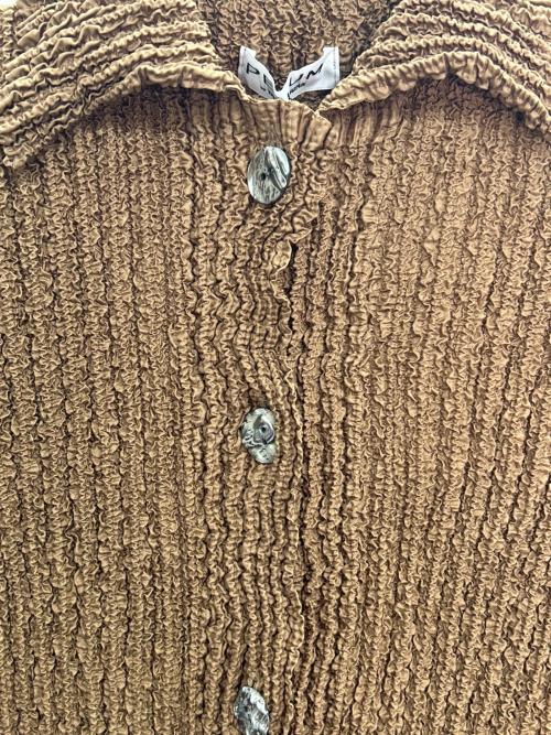 PEPLUM by YOSHIKI HISHINUMA（ペプラム バイ ヨシキヒシヌマ）PEPLUM by YOSHIKI HISHINUMA (ペプラム バイ ヨシキヒシヌマ) ワンピース ブラウン サイズ:2 未使用品の古着・服飾アイテム