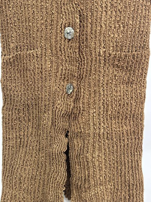 PEPLUM by YOSHIKI HISHINUMA（ペプラム バイ ヨシキヒシヌマ）PEPLUM by YOSHIKI HISHINUMA (ペプラム バイ ヨシキヒシヌマ) ワンピース ブラウン サイズ:2 未使用品の古着・服飾アイテム