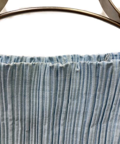 PLEATS PLEASE（プリーツプリーズ）PLEATS PLEASE (プリーツプリーズ) 長袖ブラウス スカイブルー サイズ:ｍの古着・服飾アイテム