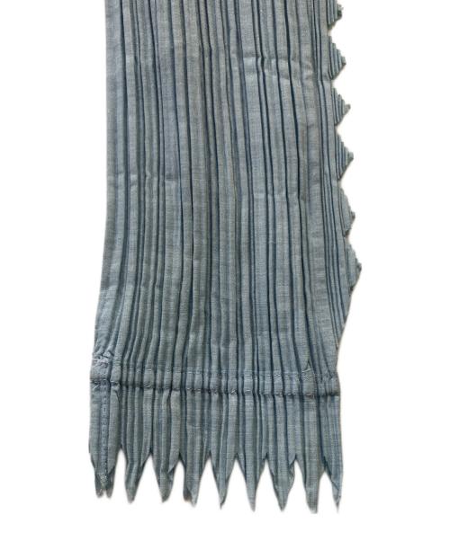 PLEATS PLEASE（プリーツプリーズ）PLEATS PLEASE (プリーツプリーズ) 長袖ブラウス スカイブルー サイズ:ｍの古着・服飾アイテム