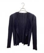 PLEATS PLEASEプリーツプリーズ）の古着「カーディガン」｜ネイビー