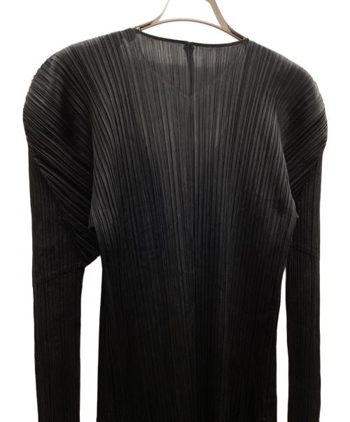 PLEATS PLEASE（プリーツプリーズ）PLEATS PLEASE (プリーツプリーズ) 長袖ワンピース ブラック サイズ:3の古着・服飾アイテム