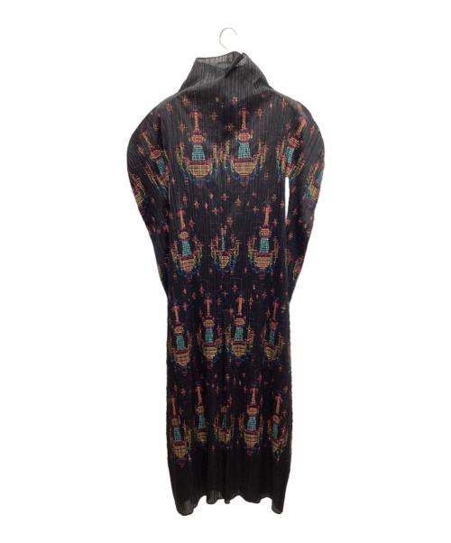 ISSEY MIYAKE FETE（イッセイミヤケフェット）ISSEY MIYAKE FETE (イッセイミヤケフェット) 長袖ワンピース ブラック サイズ:2の古着・服飾アイテム