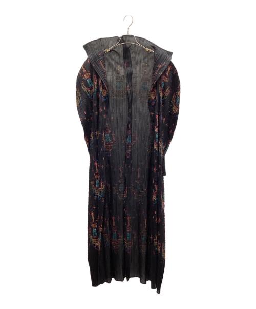 ISSEY MIYAKE FETE（イッセイミヤケフェット）ISSEY MIYAKE FETE (イッセイミヤケフェット) 長袖ワンピース ブラック サイズ:2の古着・服飾アイテム