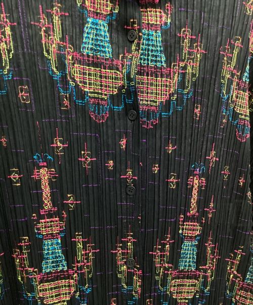 ISSEY MIYAKE FETE（イッセイミヤケフェット）ISSEY MIYAKE FETE (イッセイミヤケフェット) 長袖ワンピース ブラック サイズ:2の古着・服飾アイテム