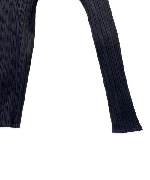 PLEATS PLEASE（プリーツプリーズ）PLEATS PLEASE (プリーツプリーズ) 薄手カーディガン ネイビー サイズ:3の古着・服飾アイテム