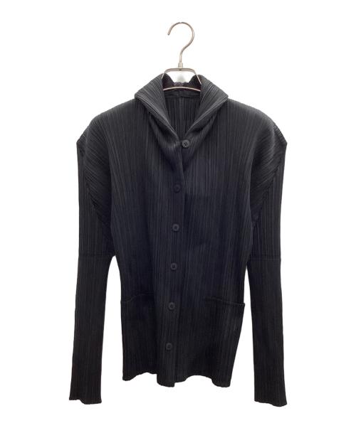 PLEATS PLEASE（プリーツプリーズ）PLEATS PLEASE (プリーツプリーズ) プリーツジャケット ブラック サイズ:3の古着・服飾アイテム