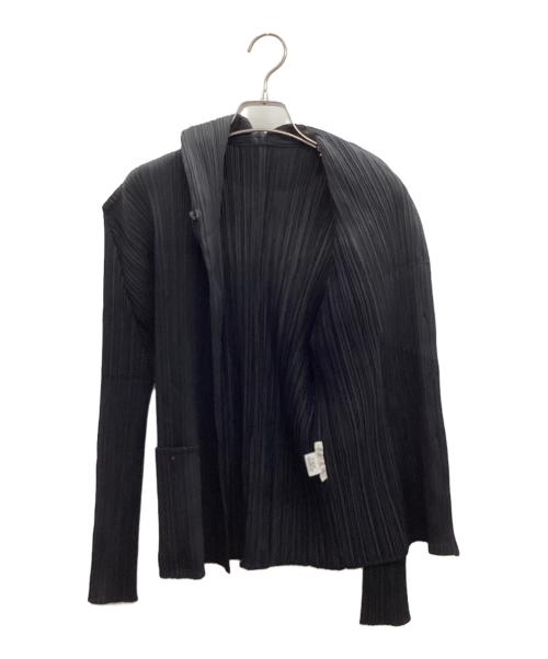 PLEATS PLEASE（プリーツプリーズ）PLEATS PLEASE (プリーツプリーズ) プリーツジャケット ブラック サイズ:3の古着・服飾アイテム